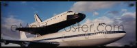 4z394 NASA 10x30 special poster 1990s exploration agency, Space Shuttle Endeavour on 747 carrier!