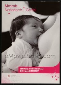 4z431 SEMAINE INTERNATIONALE DE L'ALLAITEMENT 12x17 Luxembourg special poster 2000s infant & mom!