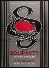4z435 SOLIPARTY 17x23 German special poster 2011 cool completely different wild art!
