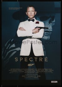 4z079 SPECTRE IMAX advance English mini poster 2015 Daniel Craig as James Bond 007 with gun!