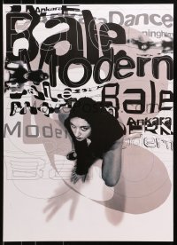 4z271 UNKNOWN POSTER 19x27 Turkish stage poster 2000s Ankara Modern Dance, ballet, help identify!