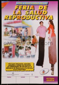 4z477 VENI A PARTICIPAR DE LA FERIA DE LA SALUD REPRODUCTIVA 15x23 Paraguayan special poster 1990s