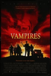 4z960 VAMPIRES 1sh 1998 John Carpenter, James Woods, cool vampire hunter image!