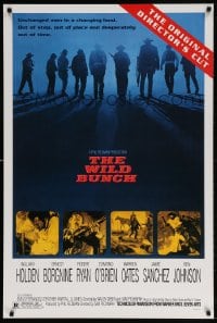 4z975 WILD BUNCH 1sh R1995 Sam Peckinpah cowboy classic, Holden, the original director's cut!