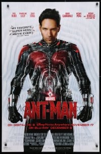 5a568 LOT OF 17 UNFOLDED 26X40 ANT-MAN VIDEO POSTERS 2015 Paul Rudd as the Marvel superhero!