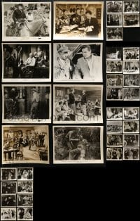 5a361 LOT OF 37 8X10 STILLS 1950s-1960s great scenes from a variety of different movie!