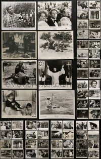 5a339 LOT OF 67 8X10 STILLS 1960s-1980s scenes from a variety of different movies!