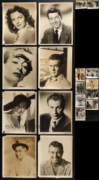 5a391 LOT OF 18 8X10 STILLS 1920s-1980s portraits & scenes from a variety of movies!