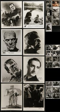 5a370 LOT OF 30 UNIVERSAL HORROR R60S AND REPRO 8X10 STILLS 1960s-1980s Frankenstein, Mummy, more!