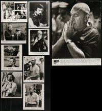 5a412 LOT OF 9 DIRECTOR CANDID 8X10 STILLS 1960s-1980s great behind the scenes movie images!