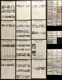 5a269 LOT OF 41 MOVIE STAR NEWS CATALOGS AND SUPPLEMENTS 1960s great images & information!