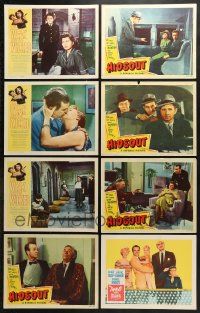 5a101 LOT OF 19 LOBBY CARDS 1950s-1960s incomplete sets from a variety of different movies!