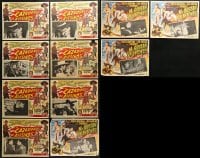 5a241 LOT OF 11 MEXICAN LOBBY CARDS 1950s-1960s incompelte sets from two different movies!