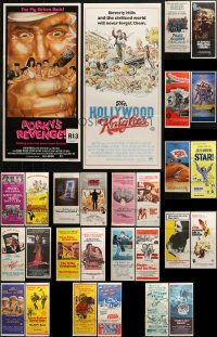 5a288 LOT OF 30 FOLDED AUSTRALIAN DAYBILLS 1960s-1980s great images from a variety of movies!