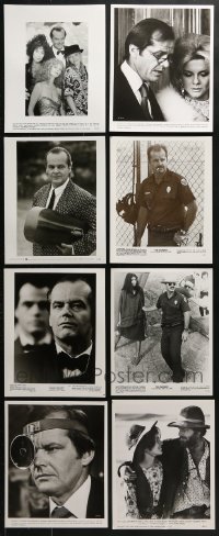 5a415 LOT OF 8 JACK NICHOLSON 8X10 STILLS 1970s-1980s scenes from several of his movies!