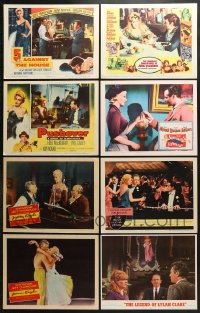 5a118 LOT OF 8 LOBBY CARDS FROM KIM NOVAK MOVIES 1950s-1960s Notorious Landlady & more!