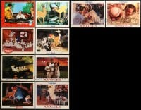 5a109 LOT OF 10 WALT DISNEY LOBBY CARDS 1960s-1990s from animated and live action movies!