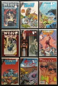 5a294 LOT OF 9 EPIC COMICS COMIC BOOKS 1990s-2000s Weave World, Psychonauts, Feud & more!