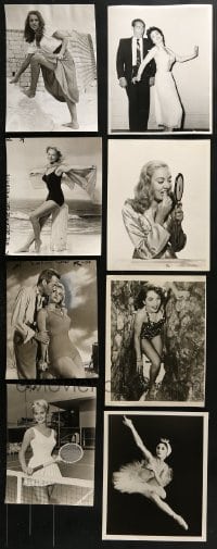 5a389 LOT OF 18 8X10 STILLS OF SEXY LADIES 1930s-1970s great swimsuit portraits & more!