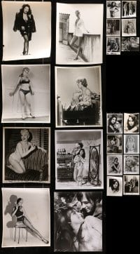 5a385 LOT OF 22 SEXPLOITATION 8X10 STILLS 1960s-1970s great scenes from sexy movies!