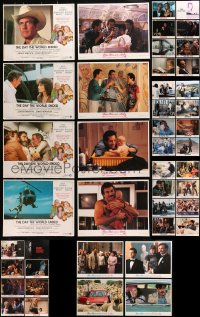 5a093 LOT OF 44 LOBBY CARDS 1980s-1990s complete & incomplete sets from a variety of movies!