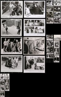 5a369 LOT OF 31 CANDID 8X10 STILLS 1940s-1990s a variety of behind the scenes images!