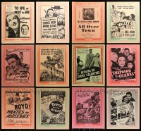 5a226 LOT OF 12 VICTOR CORNELIUS 11x14 LOCAL THEATER WINDOW CARDS 1940s from a variety of movies!