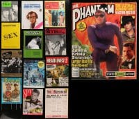 5a260 LOT OF 13 MOVIE MAGAZINES 1950s-1990s filled with great images & information!
