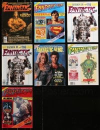 5a253 LOT OF 7 FANTASTIC FILMS MAGAZINES 1970s-1980s Conan, Superman, Mad Max & more!