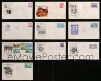 5a438 LOT OF 10 FIRST DAY COVERS 1940-45 1940-1945 World War II, Armed Forces, National Defense!