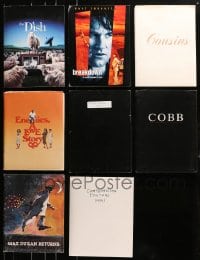 5a219 LOT OF 8 PRESSKITS 1983 - 2000 containing a total of 72 8x10 stills in all!