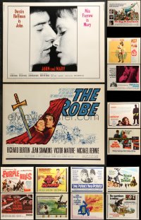 5a513 LOT OF 27 UNFOLDED HALF-SHEETS 1960s great images from a variety of movies!