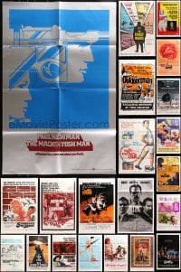 5a003 LOT OF 96 FOLDED ONE-SHEETS 1960s-1980s great images from a variety of different movies!