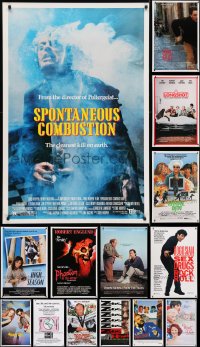 5a671 LOT OF 16 UNFOLDED SINGLE-SIDED 27X41 ONE-SHEETS 1980s-1990s cool movie images!