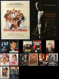 5a554 LOT OF 19 FORMERLY FOLDED 16X21 FRENCH POSTERS 1980s-2000s a variety of movie images!