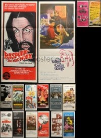 5a289 LOT OF 20 FOLDED AUSTRALIAN DAYBILLS 1960s-1980s great images from a variety of movies!