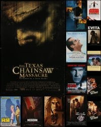 5a674 LOT OF 16 UNFOLDED DOUBLE-SIDED MOSTLY 27X40 ONE-SHEETS 1990s-2000s cool movie images!