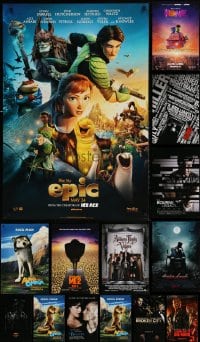 5a665 LOT OF 17 UNFOLDED MOSTLY DOUBLE-SIDED 27X40 ONE-SHEETS 2000s-2010s cool movie images!