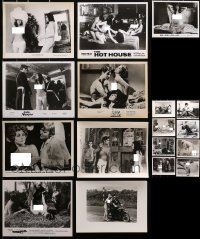 5a392 LOT OF 17 SEXPLOITATION 8X10 STILLS 1960s-1970s great scenes from sexy movies with nudity!