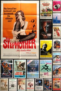 5a008 LOT OF 85 FOLDED ONE-SHEETS 1960s-1980s great images from a variety of different movies!