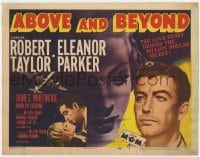 5b002 ABOVE & BEYOND TC 1952 great montage of military pilot Robert Taylor & Eleanor Parker!