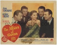 5b156 AFFAIRS OF SUSAN LC #5 1945 Joan Fontaine, Don DeFore, Dennis O'Keefe, George Brent & Abel!