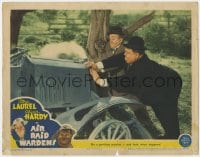 5b159 AIR RAID WARDENS LC 1943 Stan Laurel & Oliver Hardy have car trouble during perilous mission!