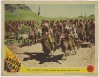 5b178 APACHE TRAIL LC 1942 many members of the Native American Apache tribe on war parth!
