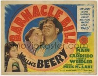 5b008 BARNACLE BILL TC 1941 Virginia Weidler watches Marjorie Main cuddle up to Wallace Beery!