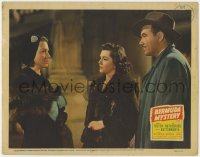 5b210 BERMUDA MYSTERY LC 1944 Preston Foster & Ann Rutherford stare at pretty Helene Reynolds!