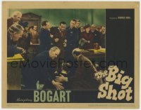 5b215 BIG SHOT LC 1942 great image of tough Humphrey Bogart being restrained in courtroom!