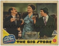 5b216 BIG STORE LC 1941 zany Groucho & Chico Marx toast Margaret Dumont, her money & themselves!
