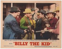 5b220 BILLY THE KID LC #8 R1955 Robert Taylor is outnumbered & arrested by Brian Donlevy!