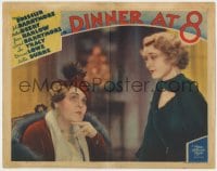 5b325 DINNER AT 8 LC 1933 close up of Billie Burke looking down at Marie Dressler, MGM classic!